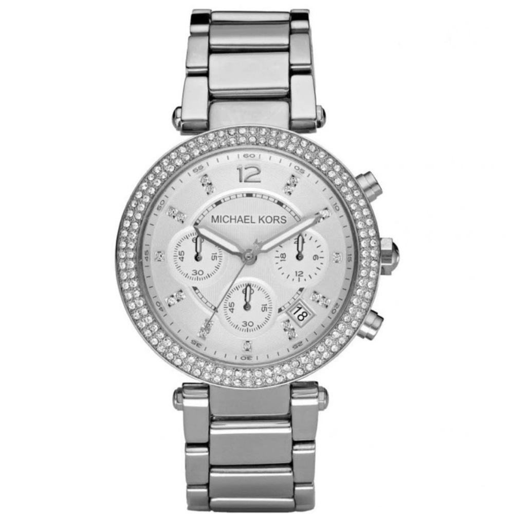 Michael Kors Silver Chronograph Women's Watch